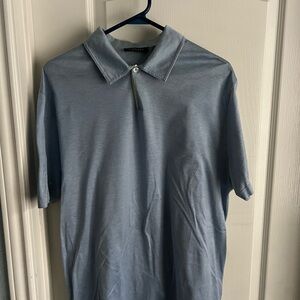 Canali Light Blue Polo Shirt